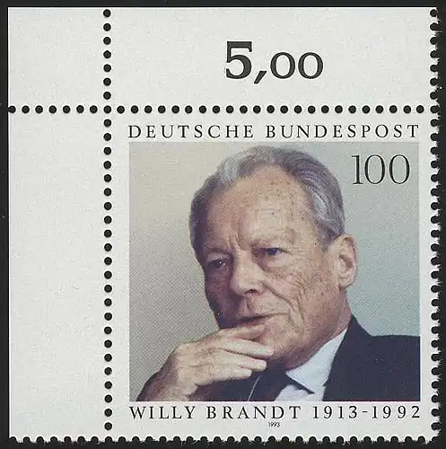 1706 Willy Brandt ** Ecke o.l.