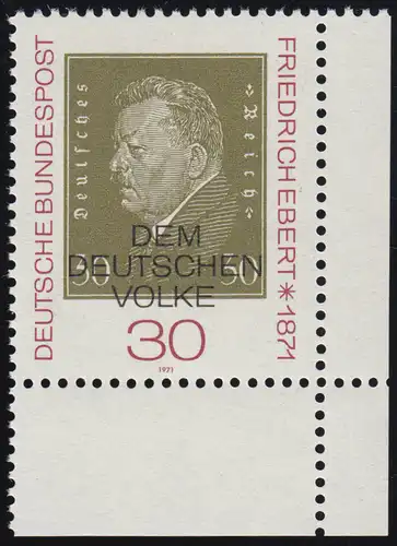659 Friedrich Ebert ** Coin et r.