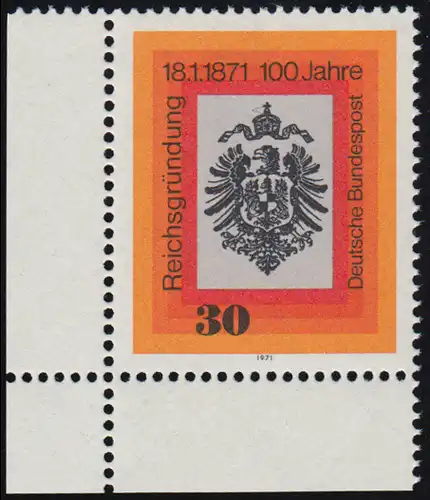 658 Reichsgründung ** Ecke u.l.