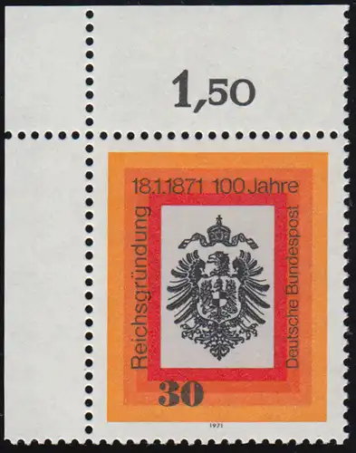 658 Reichsgründung ** Ecke o.l.