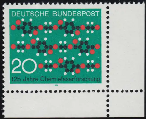 664 Chemiefaserforschung ** Ecke u.r.