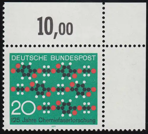 664 Recherche sur les fibres synthétiques ** Coin o.r.