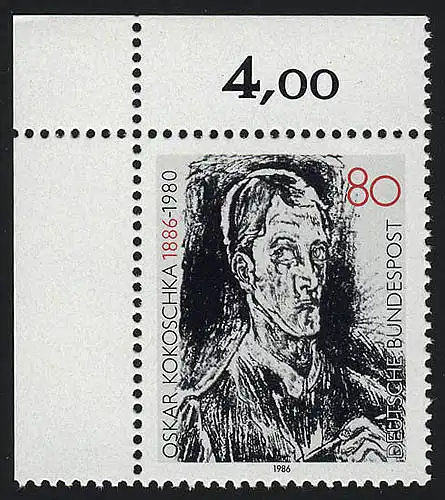 1272 Oskar Kokoschka ** Ecke o.l.