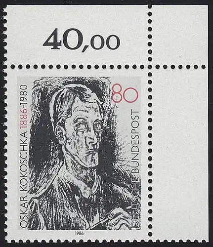 1272 Oskar Kokoschka ** Ecke o.r.