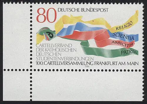 1283 Deutsche Katholiken Cartellverband ** Ecke u.l.