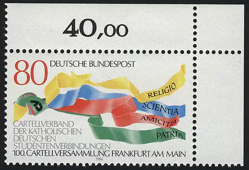 1283 Deutsche Katholiken Cartellverband ** Ecke o.r.