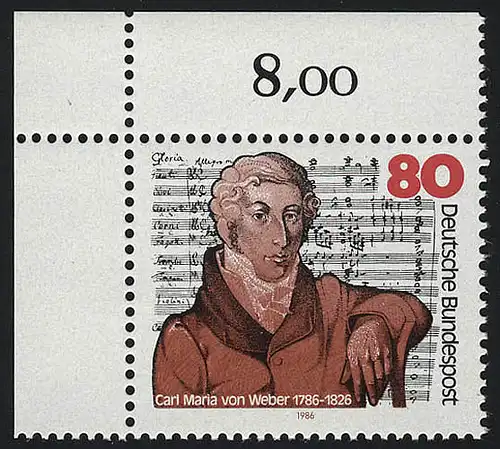 1284 Carl Maria von Weber ** Coin o.l.