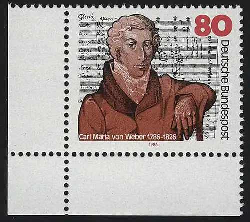 1284 Carl Maria von Weber ** Coin et l.