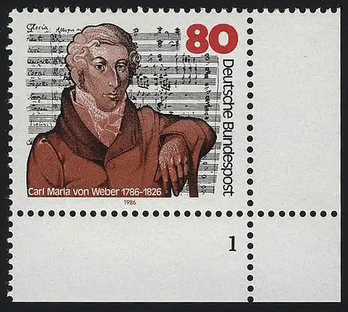 1284 Carl Maria von Weber ** FN1