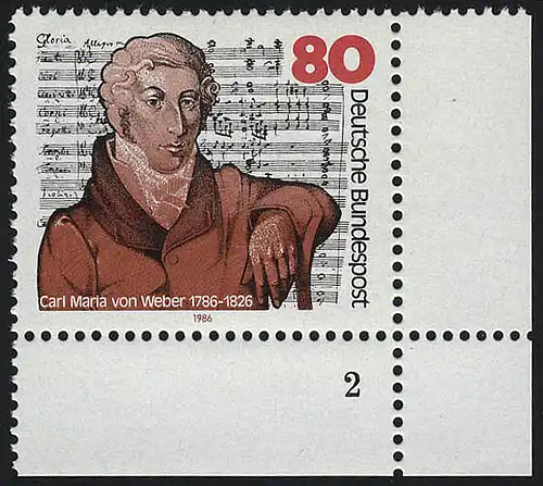 1284 Carl Maria von Weber ** FN2