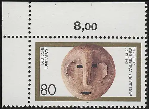 1751 Museum für Völkerkunde ** Ecke o.l.