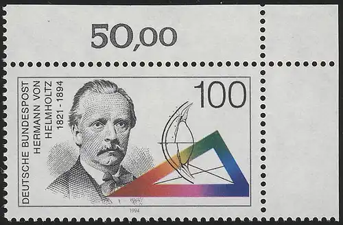1752 Hermann von Helmholtz ** Ecke o.r.
