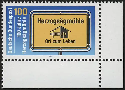 1740 Herzogsägmühle ** Ecke u.r.
