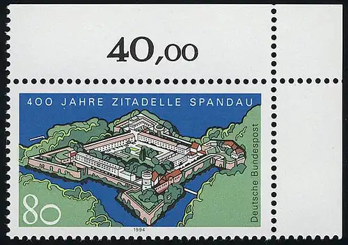 1739 Citadelle Spandau ** Coin o.r.