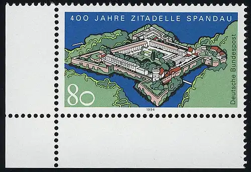 1739 Citadelle Spandau ** Coin et l.