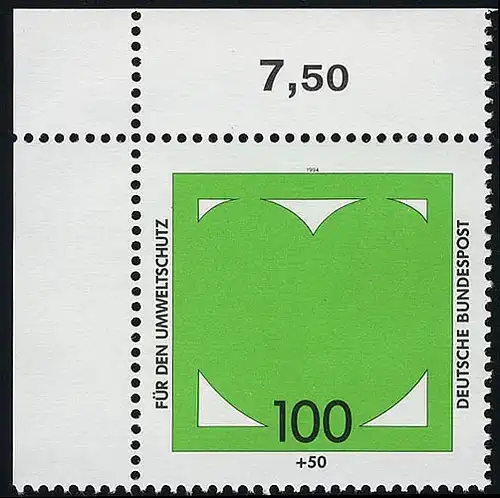 1737 Umweltschutz 1994 ** Ecke o.l.