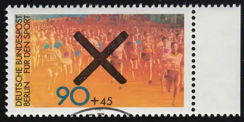 646 Aide sportive Volkskauf 1981, dévalorisation officielle Andreaskreuz