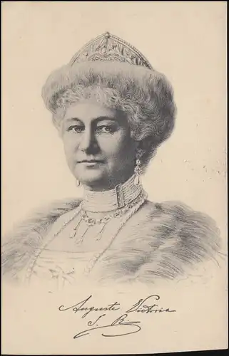 AK Portrait Kaiserin Auguste Viktoria, Feldpostkarte 11.9.1916