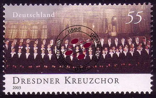 2319 Berühmte Knabenchöre 55 Cent aus Block 61 Kreuzchor O