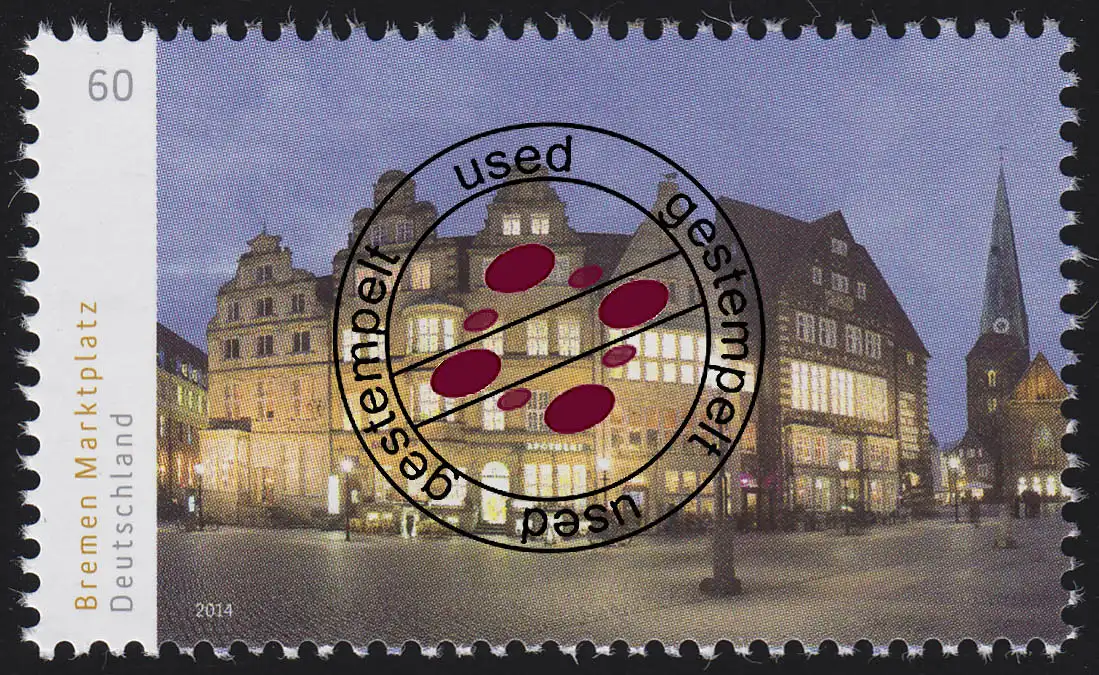 3083 Panorama Bremen Marktplatz, links, O