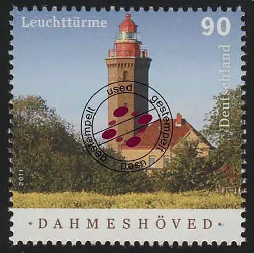 2879 Leuchtturm Dahmeshöved, gestempelt O