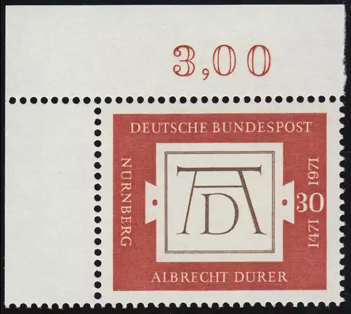 677 Albrecht Dürer ** Coin o.l.