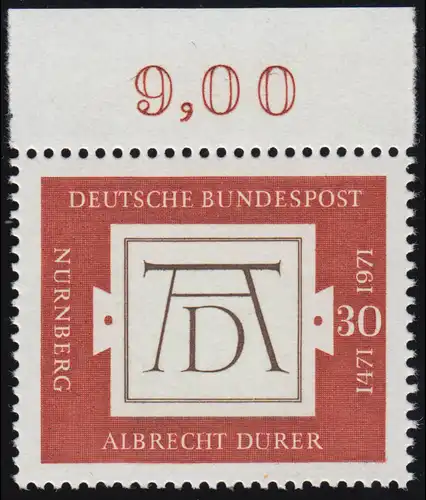 677 Albrecht Dürer ** Oberrand