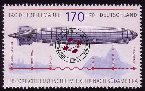 2589 Journée du timbre Graf Zeppelin, Block 69 E