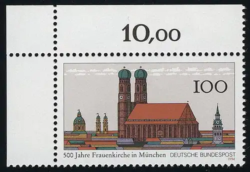 1731 Eglise des femmes de Munich ** Coin o.l.