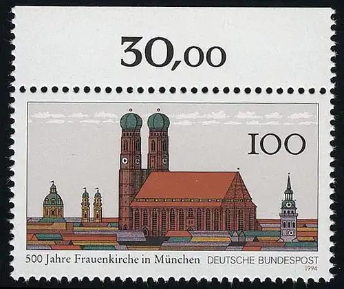 1731 Frauenkirche München ** Oberrand