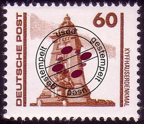 3347 Bâtiments et monuments 60 Pf Cyffhouses O