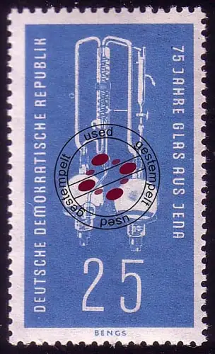 714 Glaswerke Jena 25 Pf O