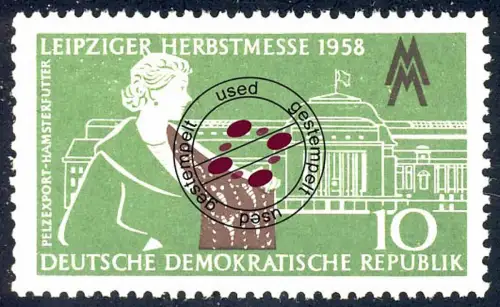 649 Leipziger Messe d'automne 10 Pf O