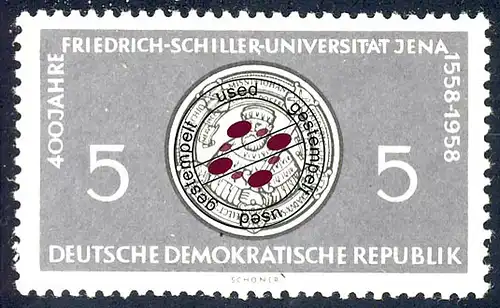647 Friedrich-Schiller-Uni Jena 5 Pf O