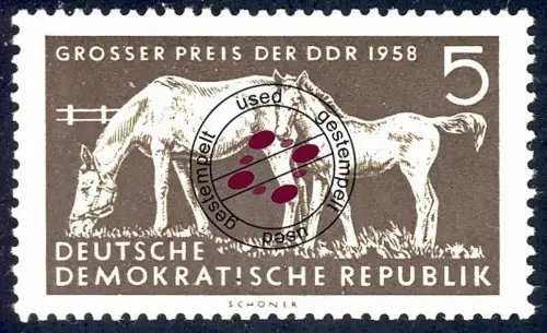 640 Pferderennen Großer Preis 5 Pf O