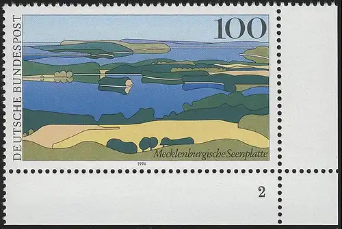 1745 Mecklembourgais Seenplatte Müritz ** FN2