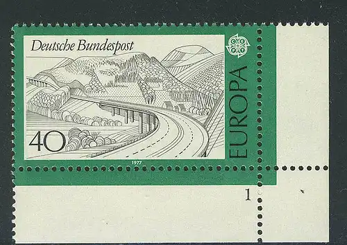 934 Europe 40 Pf Paysages ** FN1