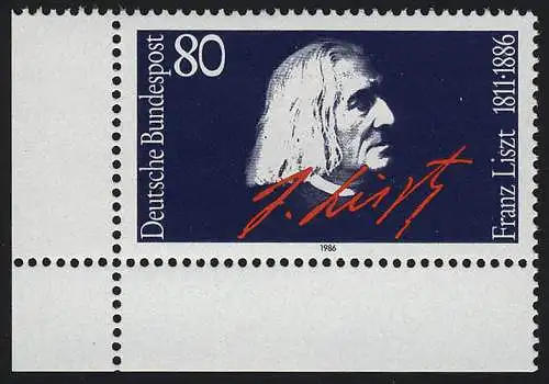1285 Franz Liszt ** Ecke u.l.