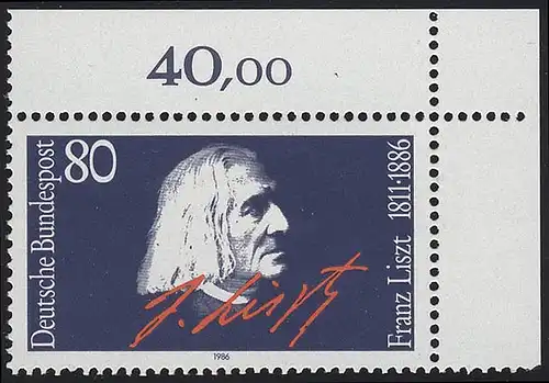 1285 Franz Liszt ** Ecke o.r.