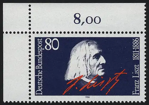 1285 Franz Liszt ** Ecke o.l.