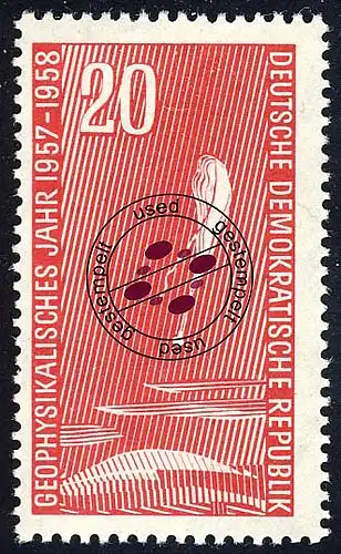 616 Geophysikalisches Jahr 20 Pf O