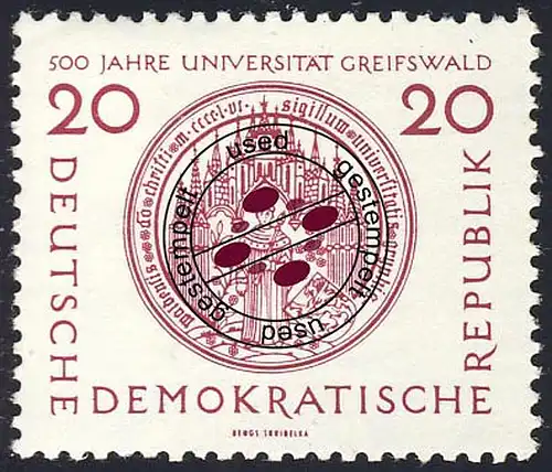 543 Université de Greifswald O