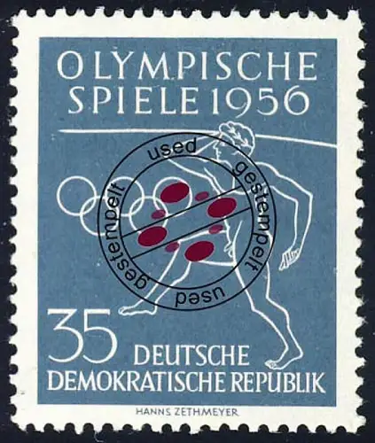 540 Olympische Sommerspiele 35 Pf, gestempelt O