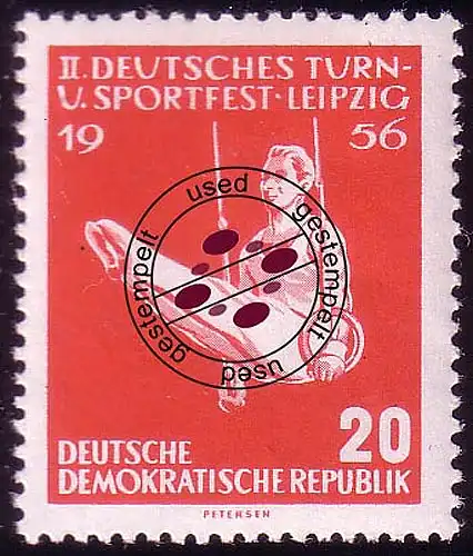 533 Turn- und Sportfest 20 Pf O