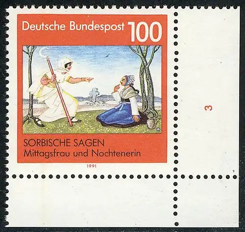 1577 Sorbische Sagen 100 Pf ** FN3