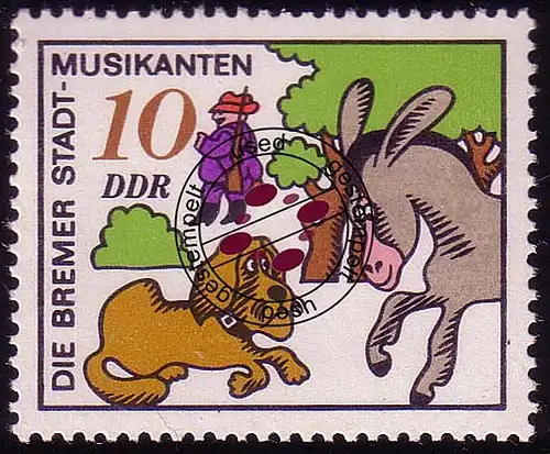 1718 Bremer Stadtmusikanten 10 Pf O