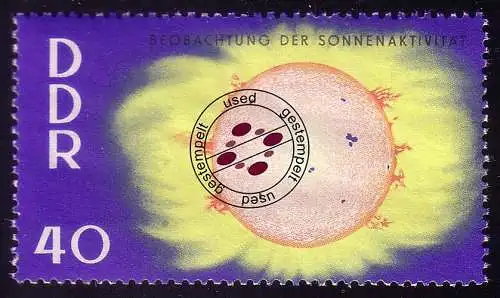 1082 Jahre der ruhigen Sonne aus Block 21 / 40 Pf O