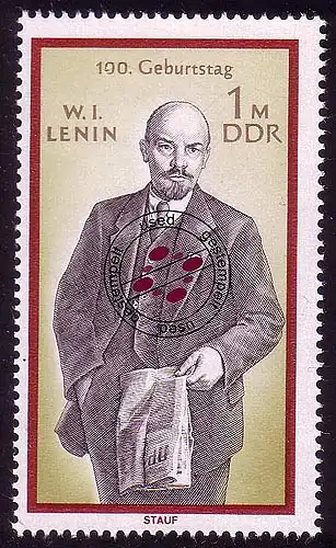 1562 Lenin aus Block 31 O gestempelt