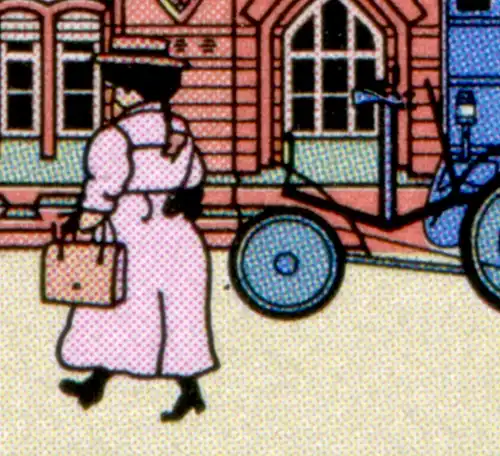 1565 Wofa 70 Pf avec PLF tache à côté du pneu avant, case 25, **