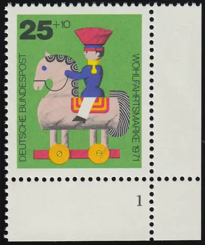 706 bien-être Jouet ancien 25+10 Pf Cavalier ** FN1